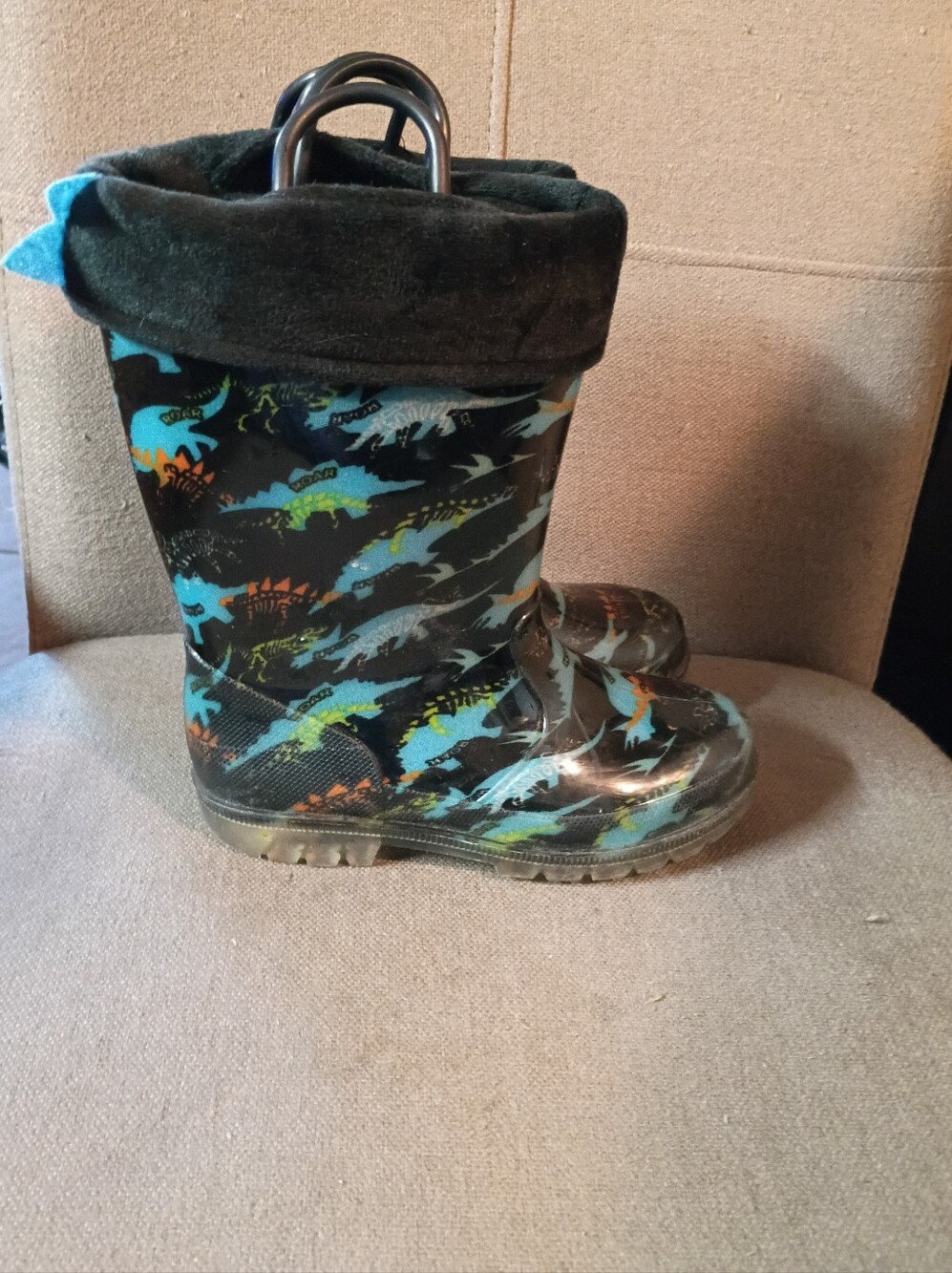 Kids Dinosaur Rain Boots